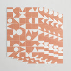 My Favorite Geometric Patterns No.14 - Coral Wrapping Paper Gallery Image 3