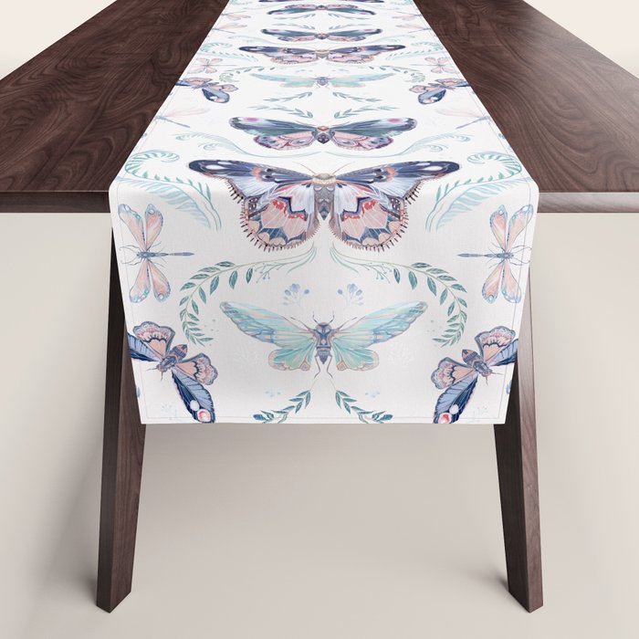 Butterflies painting Table Runner Gallery Image 1