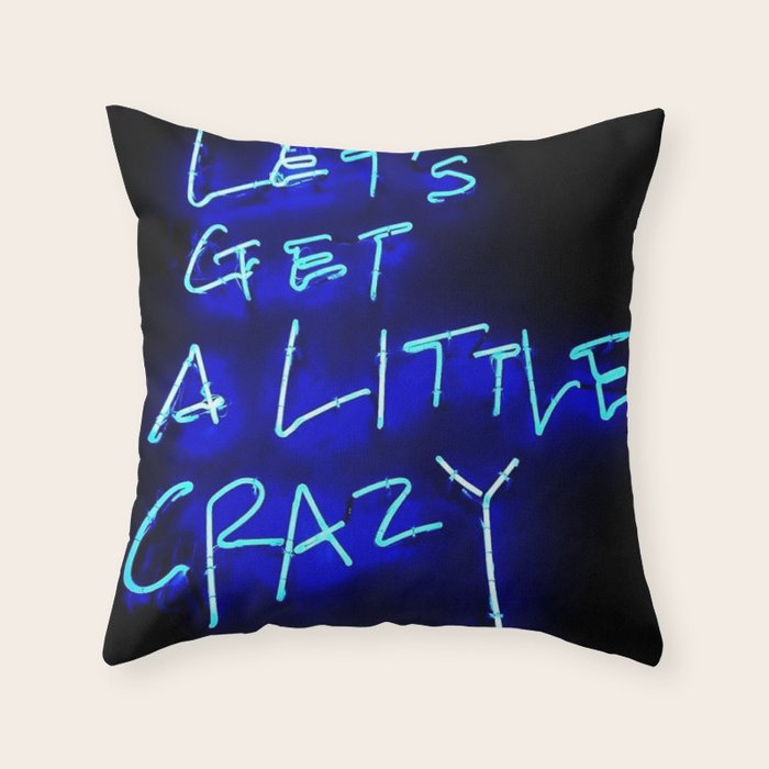 Crazy Throw Pillow Gallery Image 6