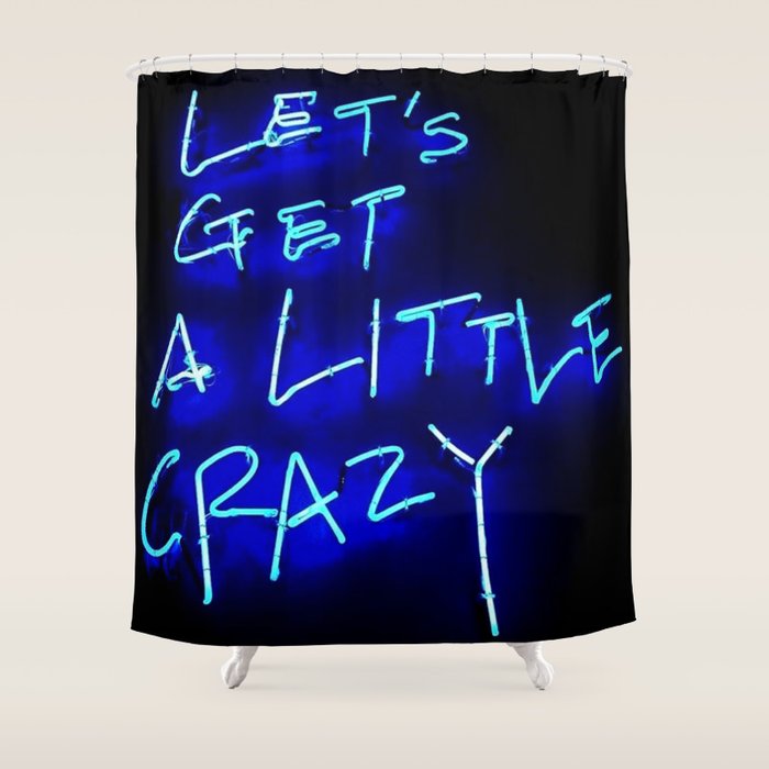 Crazy Shower Curtain Gallery Image 1