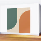 Modern Minimal Arch Abstract LXXXIX Wall Mural Gallery Image 2