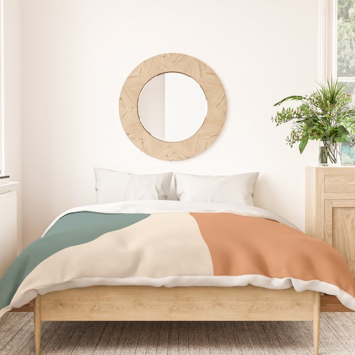 Modern Minimal Arch Abstract LXXXIX Duvet Cover Gallery Image 3