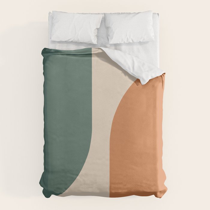 Modern Minimal Arch Abstract LXXXIX Duvet Cover Gallery Image 1