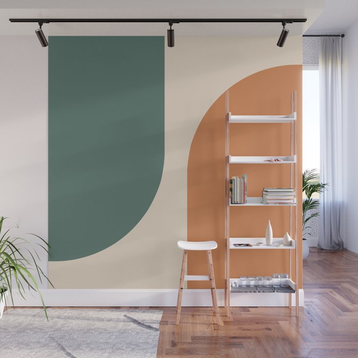 Modern Minimal Arch Abstract LXXXIX Wall Mural Gallery Image 1