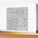 Categorize Print in Black and White Wall Mural Gallery Image 2