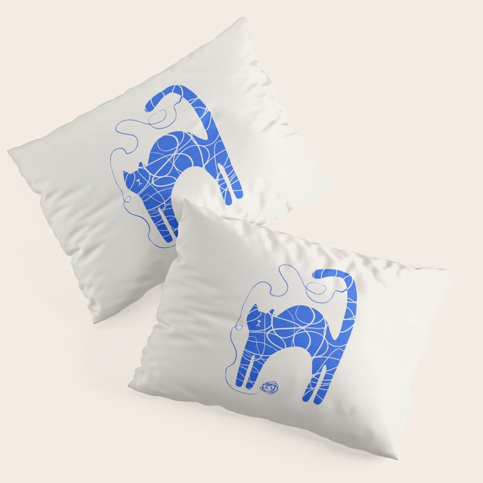 Wool Cat Pillow Sham Gallery Image 1