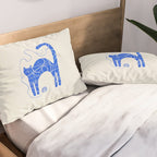 Wool Cat Pillow Sham Gallery Image 2