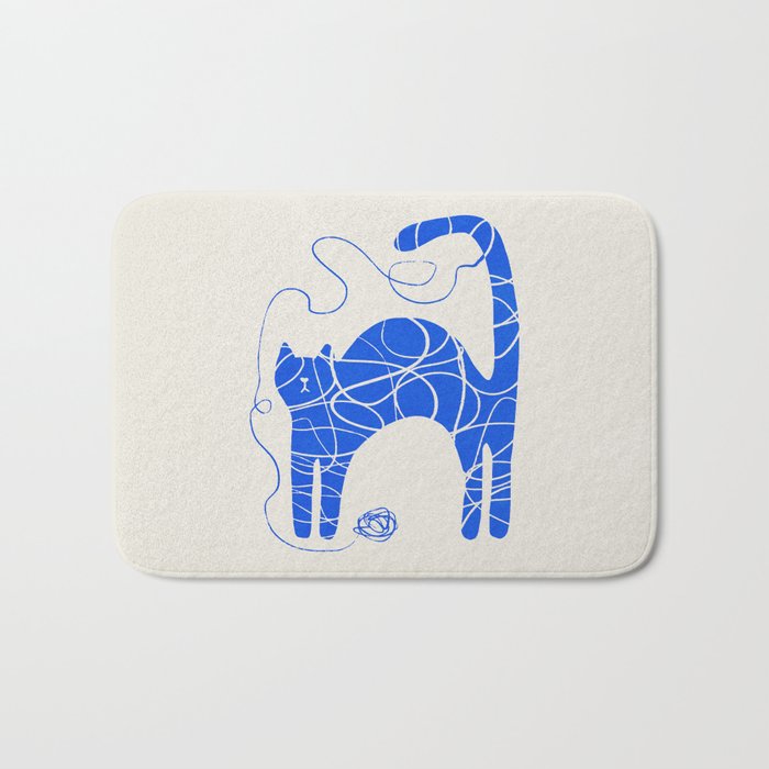 Wool Cat Bath Mat Gallery Image 1
