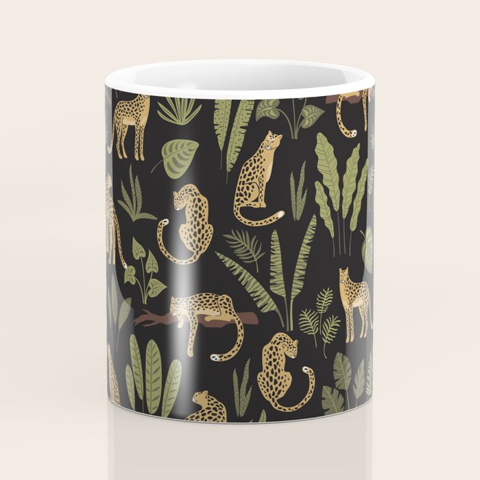 Jungle Night Cheetah Prints Coffee Mug Gallery Image 4