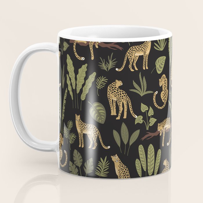 Jungle Night Cheetah Prints Coffee Mug Gallery Image 3