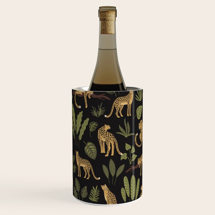 Jungle Night Cheetah Prints Wine Chiller Gallery Image 2