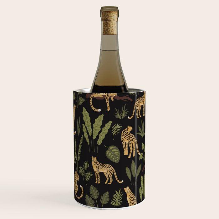 Jungle Night Cheetah Prints Wine Chiller Gallery Image 3