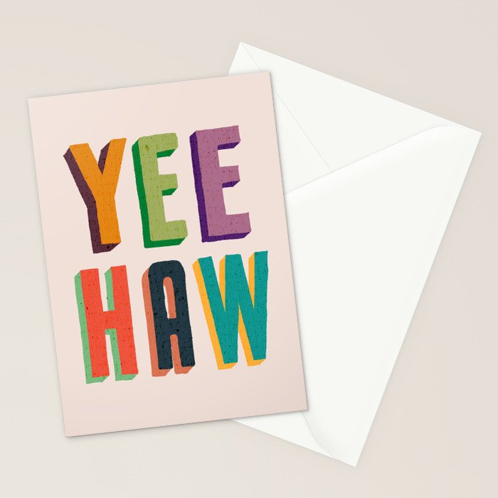 Yee haw Stationery Card Gallery Image 2