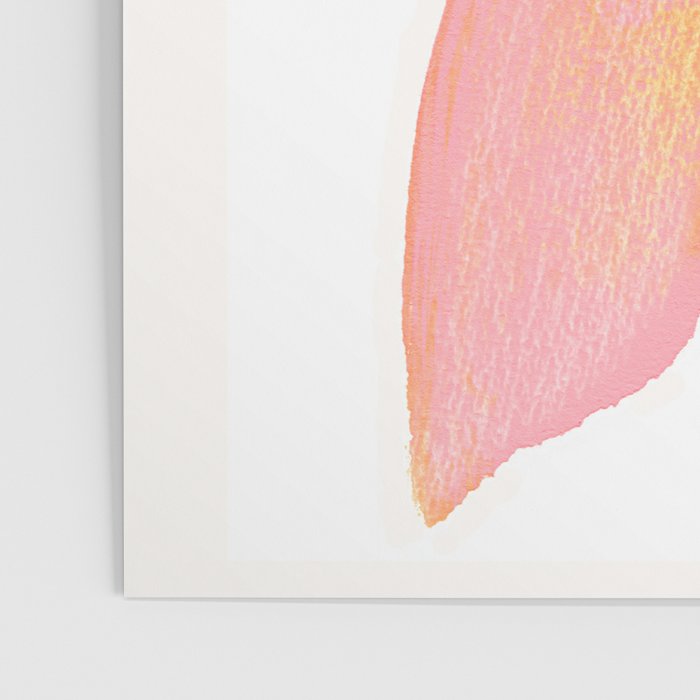 Pink Rainbow - Abstract Minimalist Painting Poster Gallery Image 3
