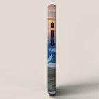 Japan Alps Vintage Beautiful Japanese Woodblock Print Hiroshi Yoshida Landscape iPhone Case Gallery Image 2
