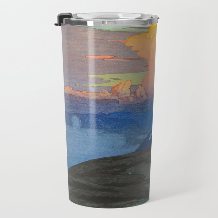 Japan Alps Vintage Beautiful Japanese Woodblock Print Hiroshi Yoshida Landscape Travel Mug Gallery Image 3