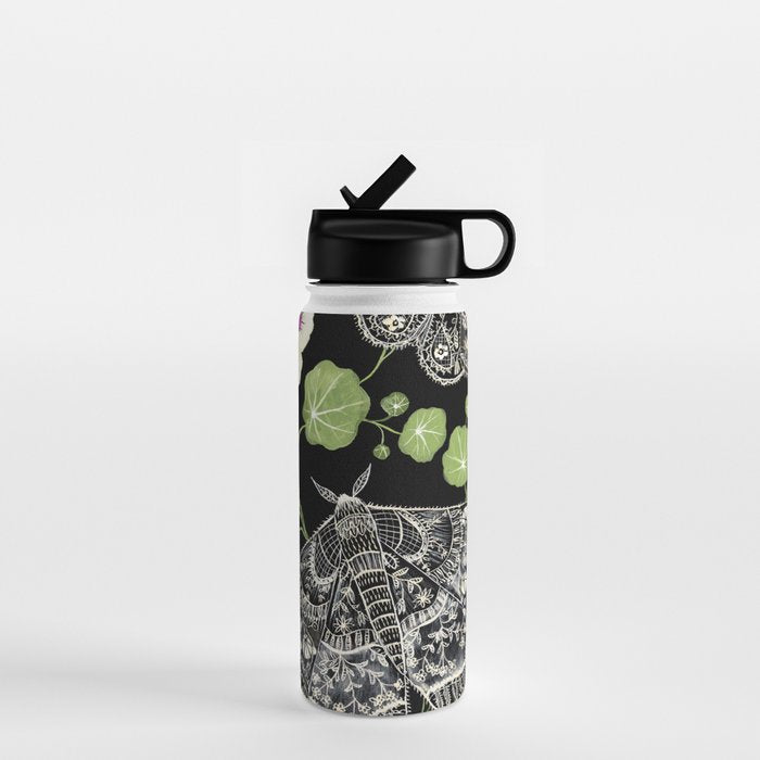 Nasturtium Moths Water Bottle Gallery Image 1