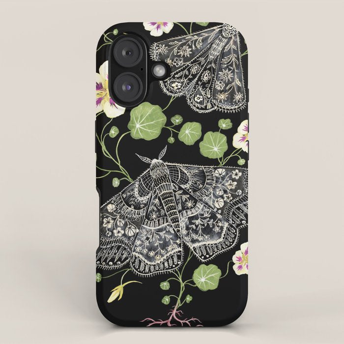 Nasturtium Moths iPhone Case