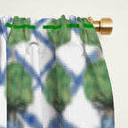 Hand Painted Ginger Jar Chinoiserie Pattern Window Curtain Gallery Image 2