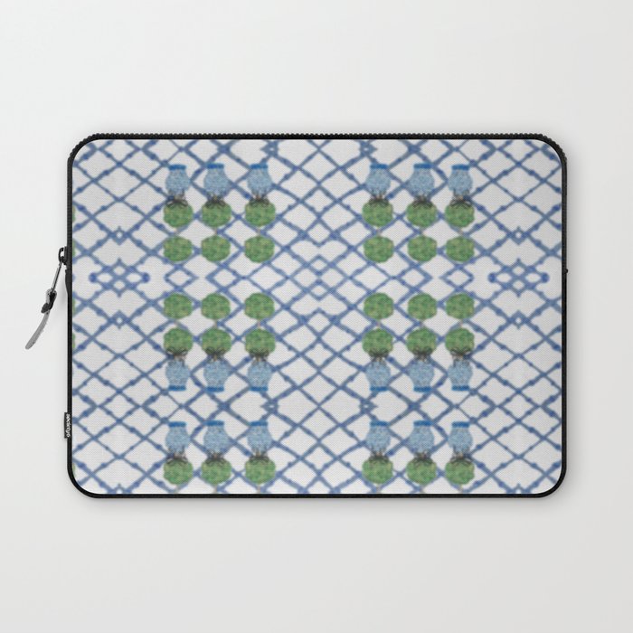 Hand Painted Ginger Jar Chinoiserie Pattern Laptop Sleeve Gallery Image 1