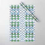 Hand Painted Ginger Jar Chinoiserie Pattern Wrapping Paper Gallery Image 1
