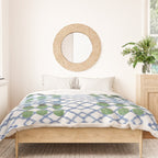 Hand Painted Ginger Jar Chinoiserie Pattern Duvet Cover Gallery Image 3