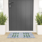 Hand Painted Ginger Jar Chinoiserie Pattern Welcome Mat Gallery Image 3