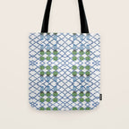 Hand Painted Ginger Jar Chinoiserie Pattern Tote Bag Gallery Image 1