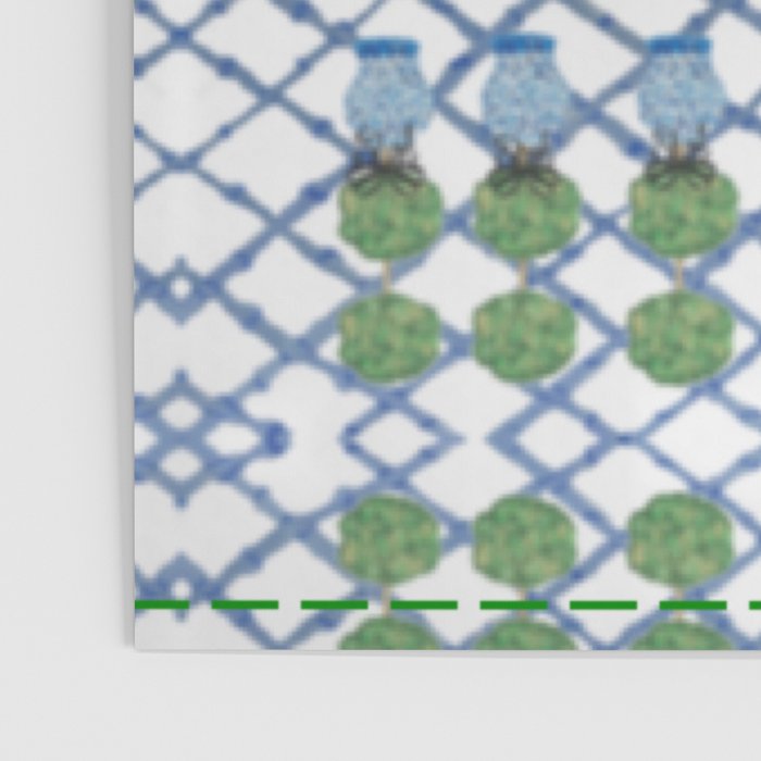 Hand Painted Ginger Jar Chinoiserie Pattern Poster Gallery Image 3