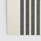 Mid century modern black and white sun and rainbow Poster Gallery Image 3