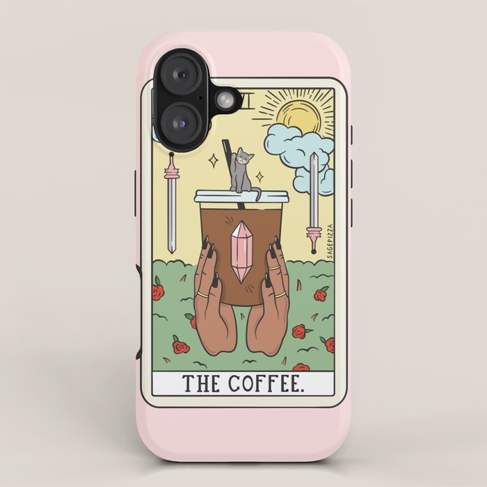 COFFEE READING UPDATED (DARK) iPhone Case Gallery Image 1