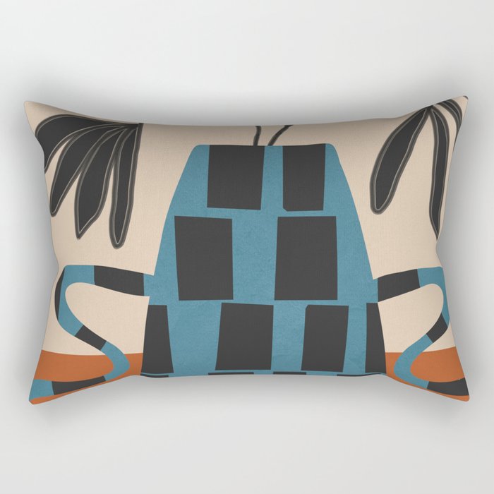 Modern Botanicals No 3 Rectangular Pillow Gallery Image 1