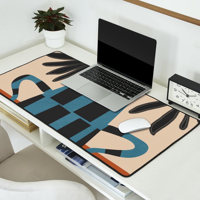 Modern Botanicals No 3 Desk Mat Gallery Image 2