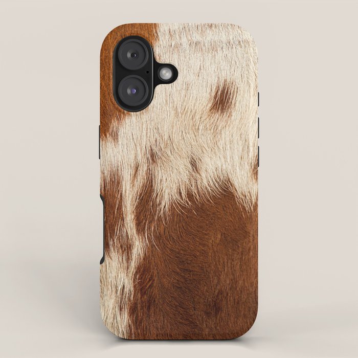 Cowhide Farmhouse Decor iPhone Case Gallery Image 1