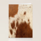 Cowhide Farmhouse Decor Stationery Card Gallery Image 2