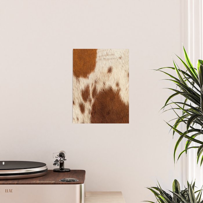 Cowhide Farmhouse Decor Poster Gallery Image 2