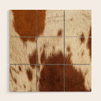 Cowhide Farmhouse Decor Wood Wall Art Gallery Image 1