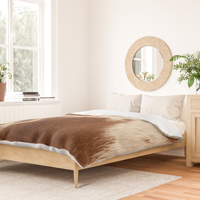 Cowhide Farmhouse Decor Duvet Cover Gallery Image 2