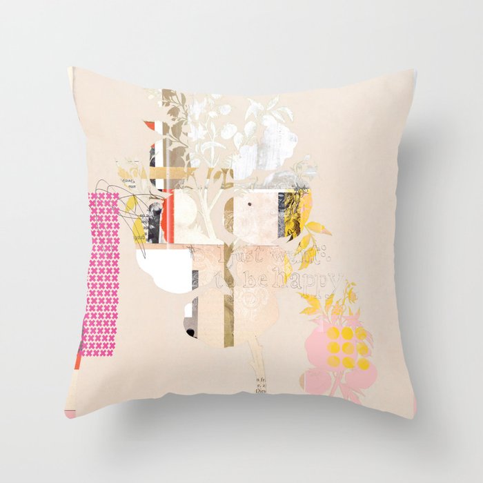 daydream monday night in spring mix Throw Pillow Gallery Image 6
