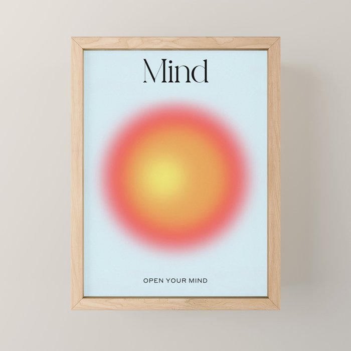 Mind: Aura Gradient 01 Mini Art Print Gallery Image 1