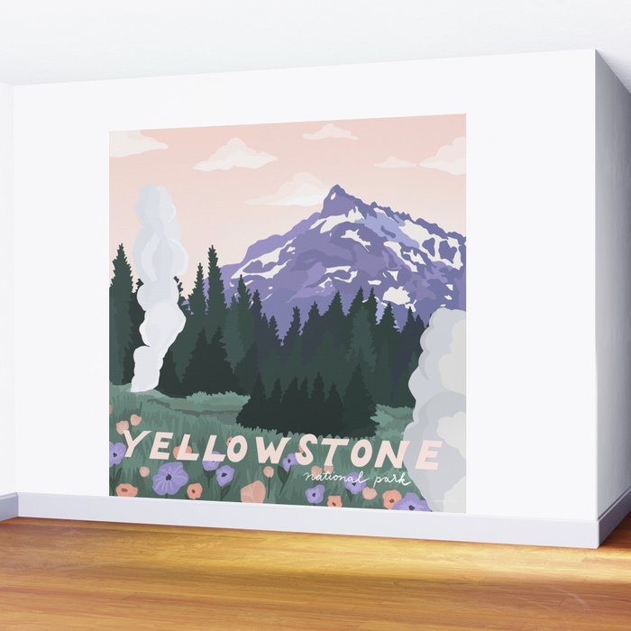 Yellowstone National Park Wall Mural Gallery Image 2