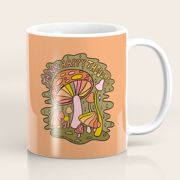 Think Happy Thoughts Coffee Mug Gallery Image 1
