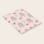 Christmas Pattern Pink Notebook Gallery Image 2