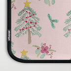 Christmas Pattern Pink Laptop Sleeve Gallery Image 3