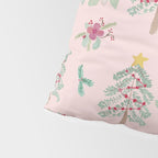 Christmas Pattern Pink Pillow Sham Gallery Image 4