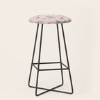 Christmas Pattern Pink Stool Gallery Image 1
