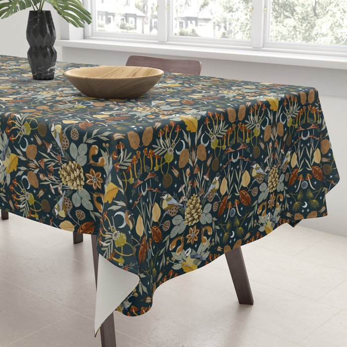 Birds in Autumn Night DP Tablecloth Gallery Image 3