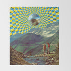 Peak Disco Boogie v2 Throw Blanket Gallery Image 2