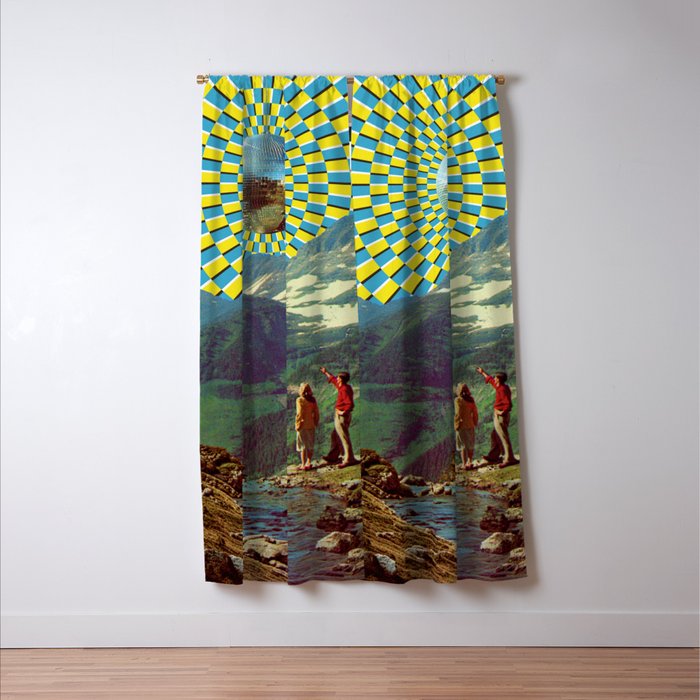 Peak Disco Boogie v2 Window Curtain Gallery Image 3