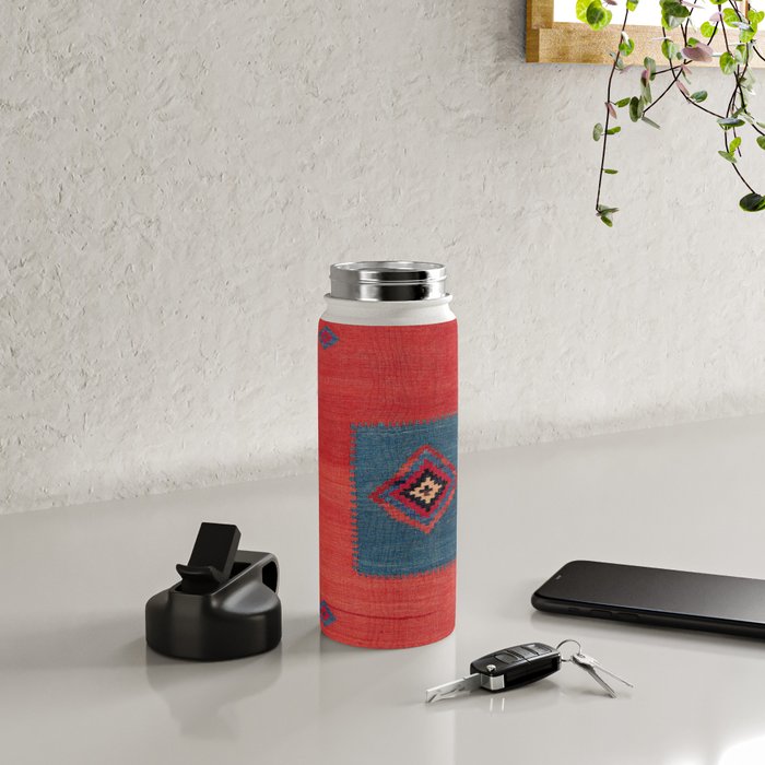 Ashar Ru Khorsi Kerman South Persian Blanket Print Water Bottle Gallery Image 4